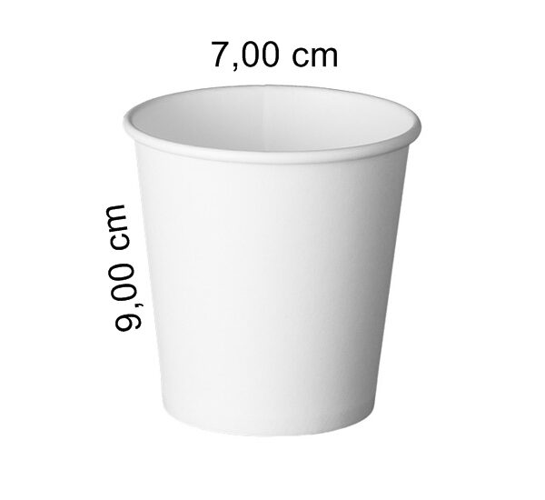 9130 VASO CARTON 7,5 OZ COLOR BLANCO